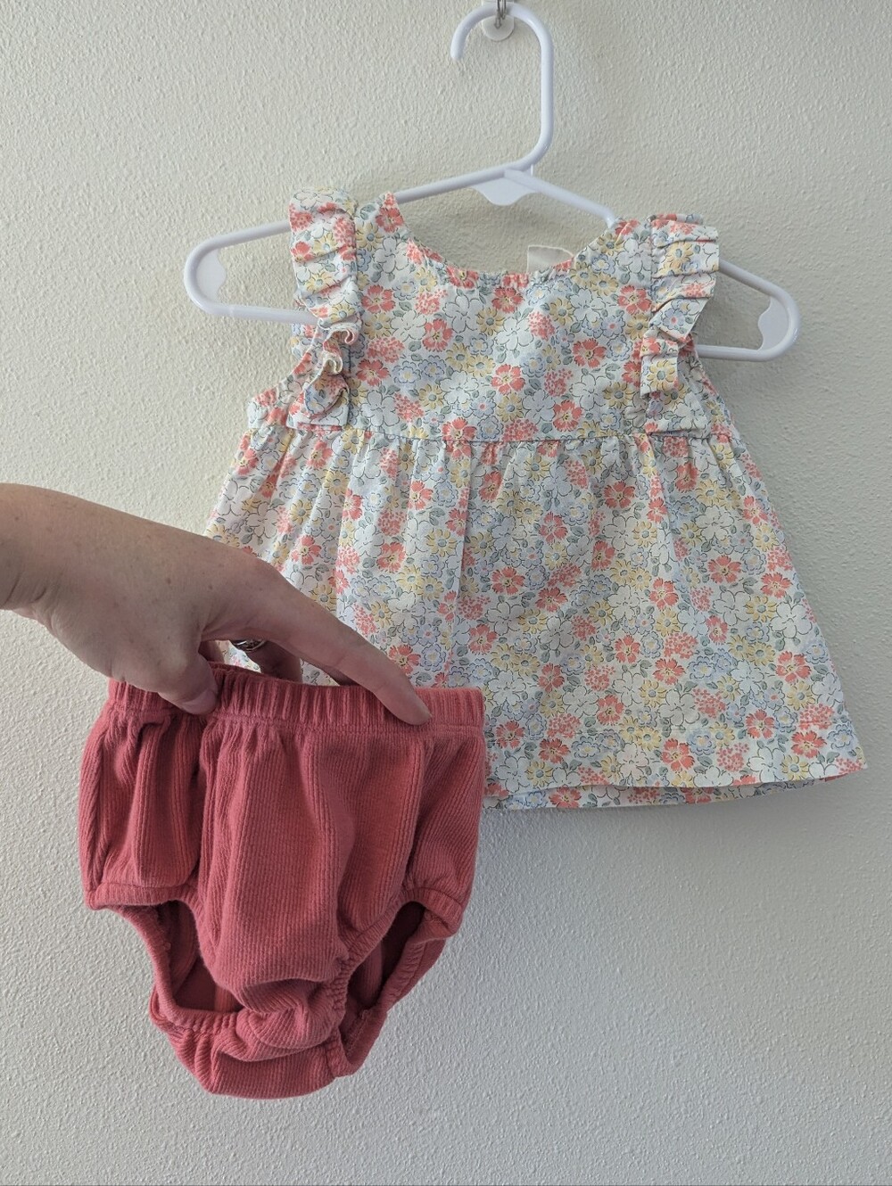 Floral Tunic Dress With Bloomers